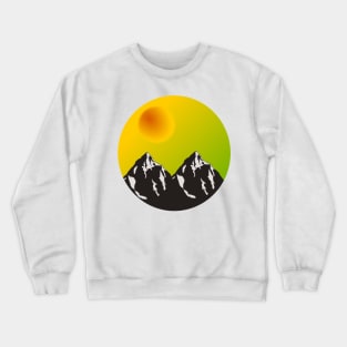 twin mountains Crewneck Sweatshirt